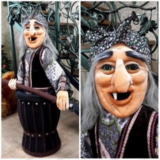 Баба-Яга в ступе. 